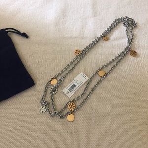 20” long Tory Gold/Silver necklace